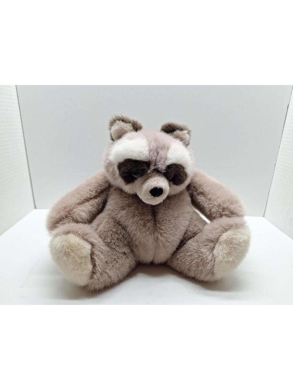 Gund 1985 Bandit the Racoon Beige Brown Plush